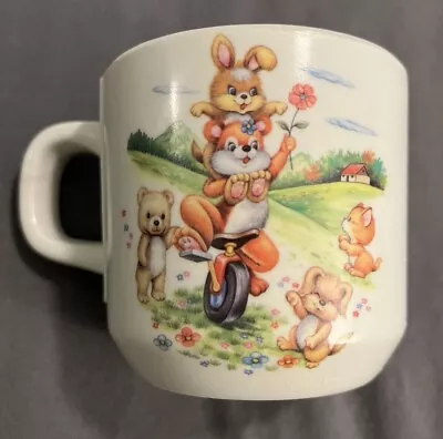 Vintage Bunny Easter Spring Children’s Wendy No.W6 Melamine Mug Child Cup • $2.99