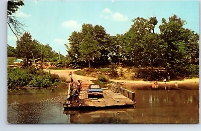 Postcard Missouri Akers Ferry Current River Montauk State Park Car • $20