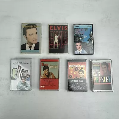 Elvis Presley Cassette Tapes Golden Records Essential Sun Sessions More Lot Of 7 • $34.99