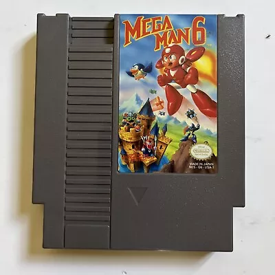 Mega Man 6 (Nintendo NES) - Tested * Cartridge Only* USED • $50