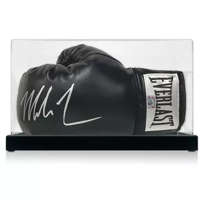 Mike Tyson Signed Black Boxing Glove. Display Case • £259.99