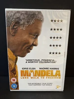 Mandela - Long Walk To Freedom DVD (2014) Idris Elba NEW & SEALED • £3.10