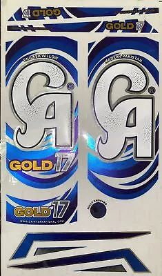 CA Gold-17 Cricket Bat Sticker CHROME Finish. • £10