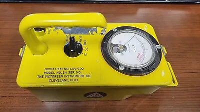 1962 Radiological Survey Meter CD-V-715  Victoreen Instr. Co. Geiger Counter • $25.52