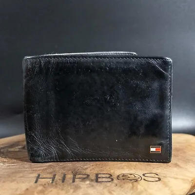 £24 • Buy Tommy Hilfiger Mens Wallet Bifold Leather Wallet Black