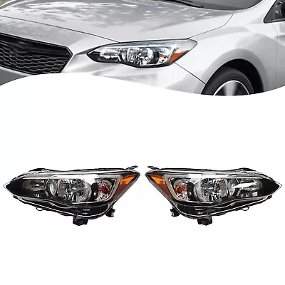 For Subaru Impreza 2017-2020 Pair Halogen Headlight Headlamp LED DRL Left+Right • $175.75