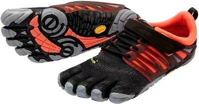 Vibram Fivefingers V-Train Women Shoes Black/Cora/Grey Size: EU 37(US 6.5-7) NIB • $74.95