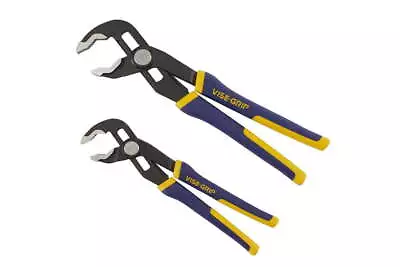 Tools Vise-Grip GrooveLock Pliers Set V-Jaw 2 Piece 2078709 • $24.74