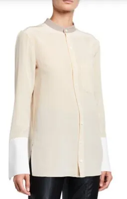 ROLAND MOURET Maybach Crepe De Chine Blouse Top Shirt - BNWT • $1028.59