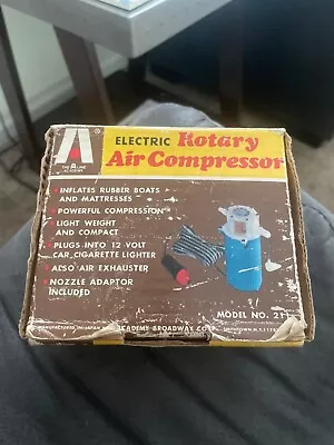 Vintage 12 Volt Rotary Air Compresser • $20