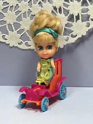 Vintage Liddle Kiddles Lenore Limousine Doll Kiddles N Kars Mattel Doll & Car • $45
