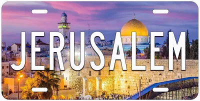 Jerusalem City Israel Novelty Car License Plate • $17.89