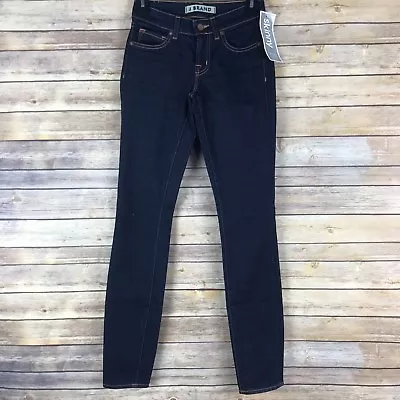 J Brand Blue Label Womens Jeans Stretch Mid Rise Curvy Fit Skinny Ankle Ink 23 • $27.99