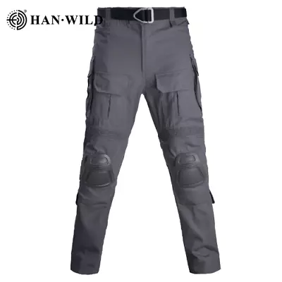 G3 Combat Pants With Pads Multi Pockets Safari Cargo Pants Military ArmyTrousers • $151.74