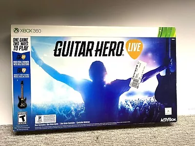 XBOX 360 Guitar Hero Live Game Bundle Microsoft NEW Open Box  L@@k! • $150