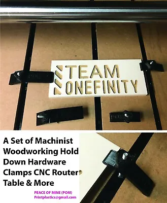 Set Of Machinist Woodworking Hold Down Hardware Clamps CNC Router Table & More  • $10