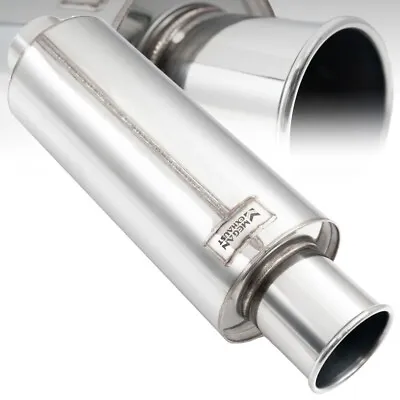 Megan Type-MU 3  Inlet Weld-On Universal Exhaust Muffler [Straight Rolled Tip] • $116.78