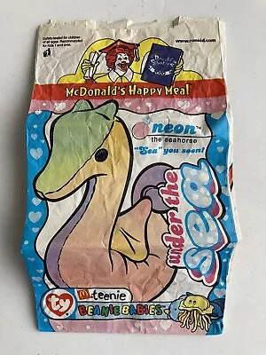 Vintage McDonald's Happy Meal TY Teenie Beanie Babies Bag • $9.99