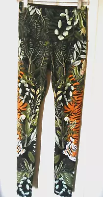 Yoga Democracy XS Rawr Tiger Print Eco Friendly Leggings • $38.95