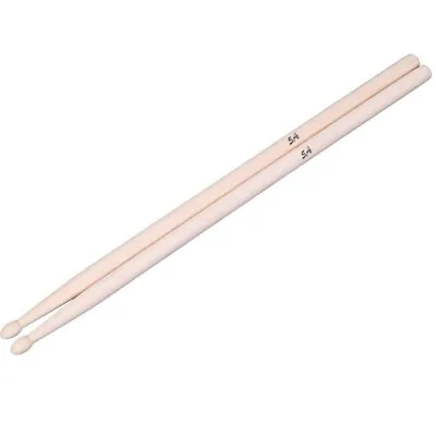 Pair 5A Maple Wood Drumsticks Lightweight Endearing Music Oval Tip Drum Sticks • $8.95