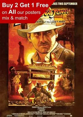 Raiders Of The Lost Ark Imax Poster A5 A4 A3 A2 A1 • £15.99