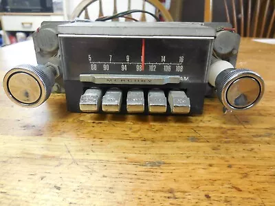 1967 Mercury Cougar Factory Am-fm Radio W/ Knobs Works • $495