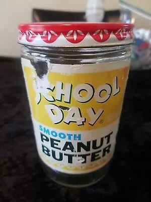 Vintage School Day Peanut Butter Jar With Lid • $11.99