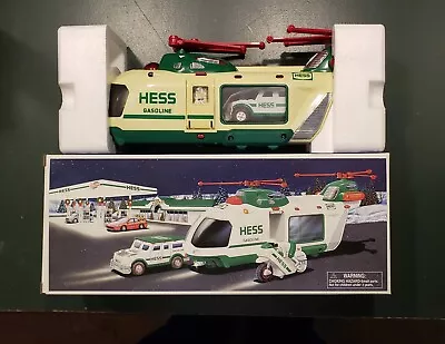 Hess 2001 Helicopter W/Motorcycle & Cruiser MIB Free Shipping!! • $25