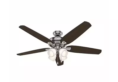 Hunter Channing 60 In. LED Indoor Brushed Nickel Ceiling Fan With Light Kit • $149.99