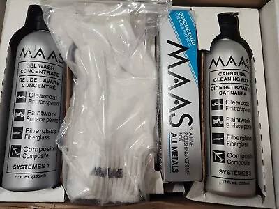 MAAS Gel Wash Wax Polishing Cream Car Wash Kit • $50