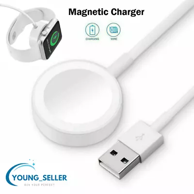 Watch Charger Magnetic Charging Cable For Apple IWatch Series 1 2 3 4 5 SE 6 7 • £5.89