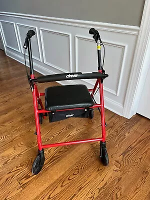 Drive Medical HX5 9JP Walker / Rollator (red Foldable) • $15