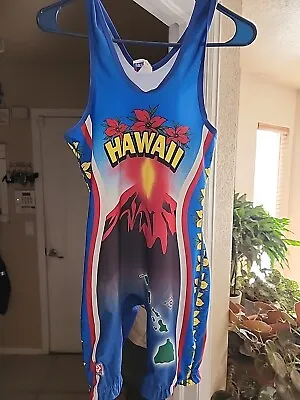 Hawaii Mens Wrestling Singlet Size Adult Small No Shoes • $25