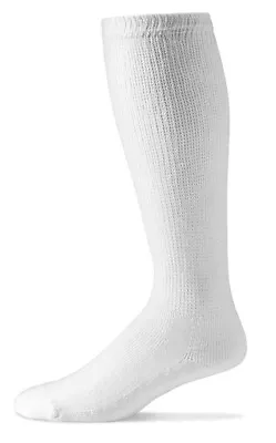 Men's Women Over The Calf Cushioned Diabetic Socks Sizes 3 6 Or 12 Pair  • $13.38