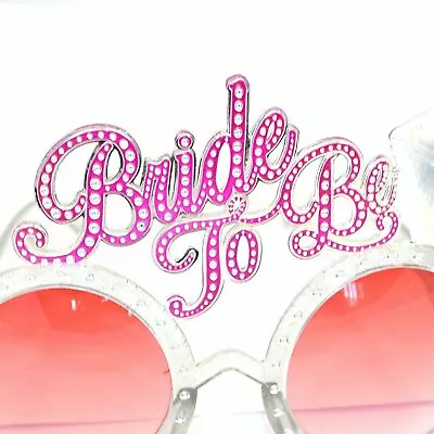 Pretty Pink Bride To Be Glasses Sunglasses Hen Night Party Do Novelty Accessory • £2.99