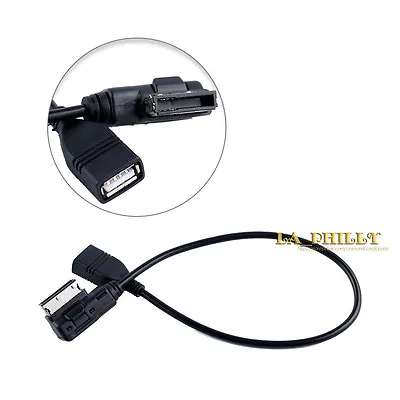 AUX Media Interface USB Cable AMI Adapter Flash Drive MP3 For Mercedes-Benz • $9.73