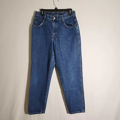 Gitano Womens High Waisted Mom Jeans Size 12 Short Vintage Tapered Medium Wash • $15.25