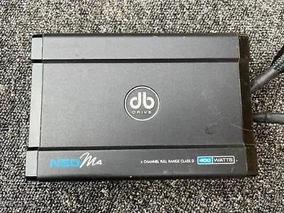 DB Drive NEOM4 Marine 4 Channel Class D Car Audio Amplifier Amp - UNTESTED • $40
