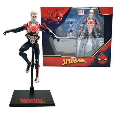 ZD Toys Marvel Spider Man 2099 Toy 7'' PVC Action Figure Model Scenes Doll Gift • £19.39