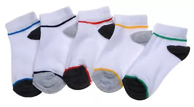 5 Pairs Of Babies Trainer Socks • £5.45