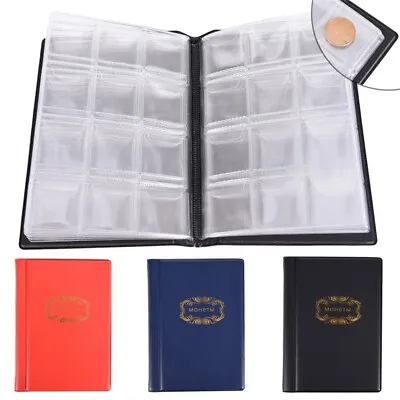 Coin Collection Book Store And Display 120 For Coins Portable And Convenient • $16.46