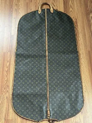 Louis Vuitton Garment Bag Double Sided Monogram Canvas VTG Travel Luggage 46  • $915