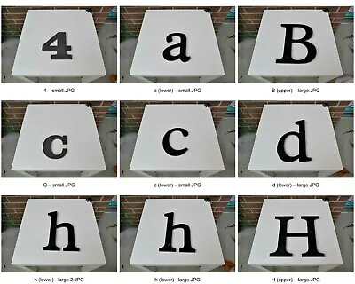 A Box Of 43 Random Acrylic Letter Blocks | Home Decor | Wall Design • £47.25