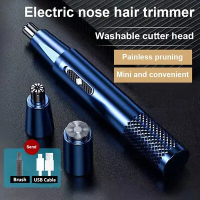Men Electric Ear Beard Nose Hair Trimmer Eyebrow Mustache Remover Shaver Clipper • $8.99