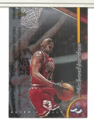 Michael Jordan 1998 Topps Finest Basketball Card #81 L@@K  Chicago Bulls • $12