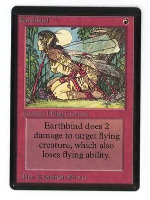 MTG  Beta  Earthbind  Magic The Gathering  Red  Common  NM • $44.95