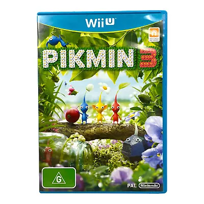 Pikmin 3 *No Manual* Nintendo Wii U PAL VGC! • $35