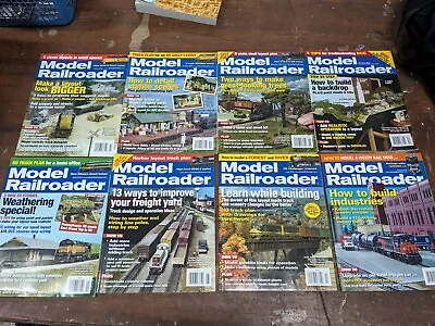 MODEL RAILROADER RAILROAD TRAIN Magazine Lot Of 8 2009 2010  • $30