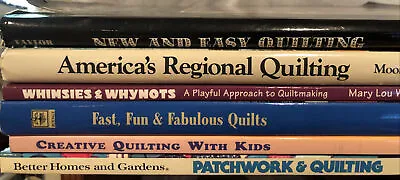 Vintage Quilting Books Quilt Patterns Projects OOP Folksy + Classics FREE SHIP! • $14