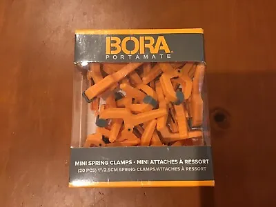 Bora Portamate Mini Spring Clamp Clamps Set 20 Piece Orange • $16.99